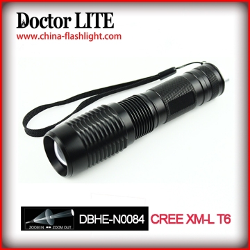 2015 XM-L T6 ALUMINUM FLASHLIGHT BTATED BTATED 1*18650/3*AAA