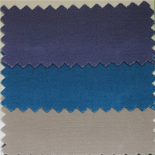 Tissu de toile de coton teint uni pour vêtement 280gsm