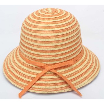 Sombrero de paja de papel de moda de verano para mujeres