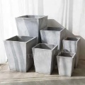 Taman Bunga Pot simen Flowerpot untuk dijual