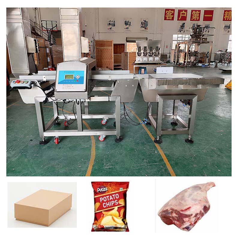 Online Metal Detecting Machine With Reject Device For Food Carton Bag ...