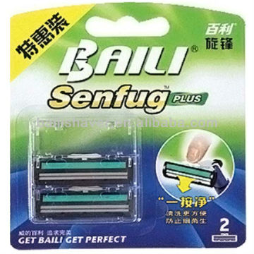 Wholesale shaving blades twin blade cartridge
