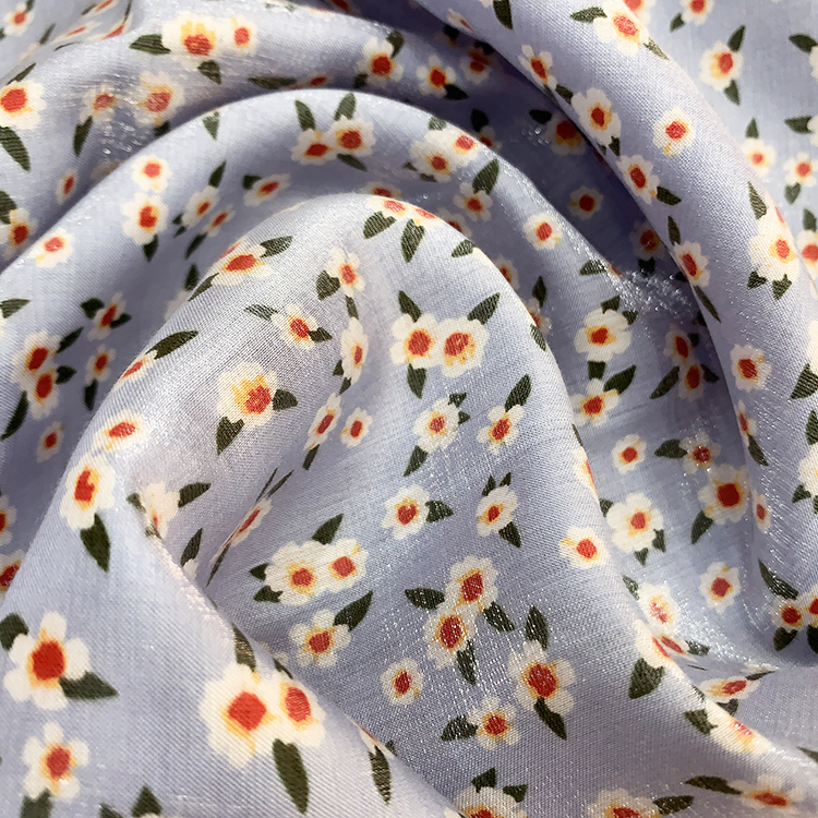 Silver Cotton Fabric