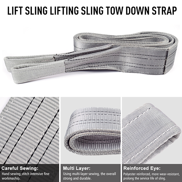 4ton Gray Flat Lifting Sling