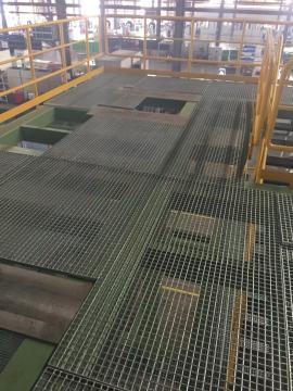 hot dip galvanized steel grating working platform