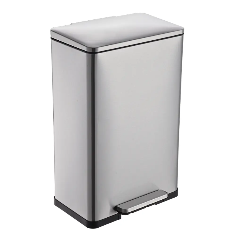 46l Stainless Steel Rectangle Kitchen Trash Can The Perfect Addition To Any Modern Kitchen