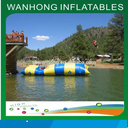 Crazy summer water game inflatable water blob jump for sale