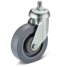 Side Lock Stainless steel medium duty pu casters