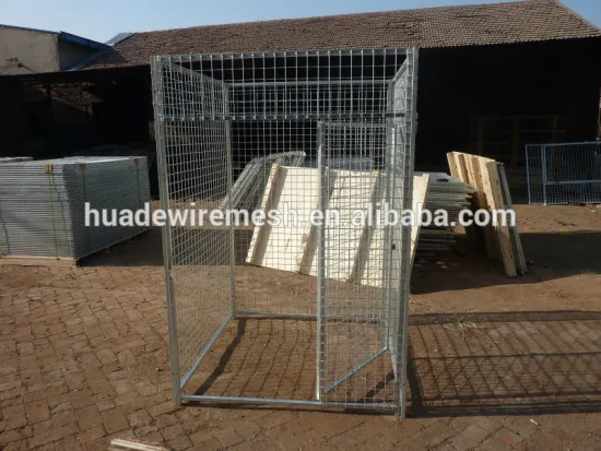 Hot dipped galvanized 1.8x1.2m Dog Kennel / Metal Dog Cages
