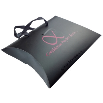 Private UV Logo Fancy Matte Pillow Box