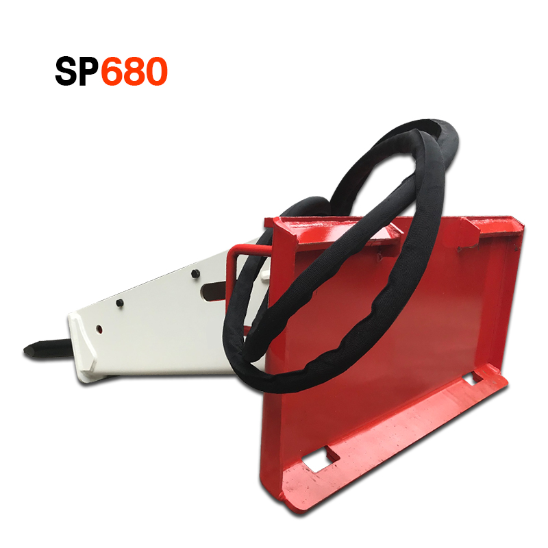 Bobcat skid steer loader attachment breaker hammer