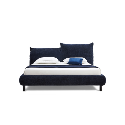 Fabric Soft Bed Modern Design Wooden Frame Fabric Soft Bed Supplier