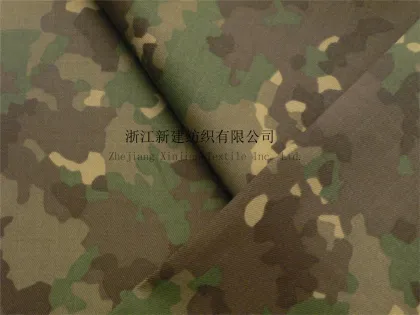 Waterproof Nylon Cordura Camouflage Pu Coated Fabric