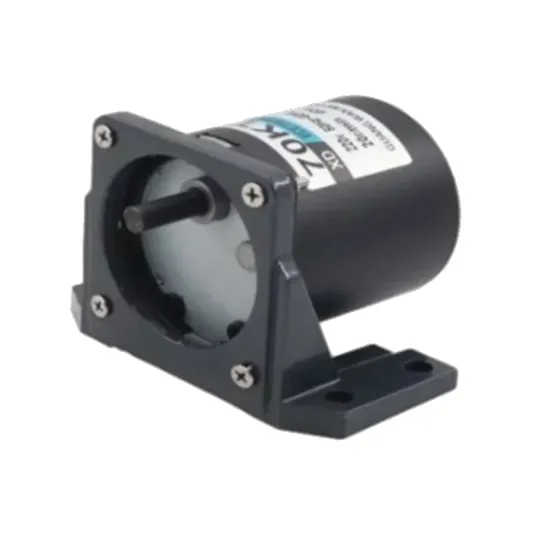 70KTYZ AC Synchronous Motor: 220V, 40W, Micro Slow Speed Machine with 2.5rpm-110rpm, Permanent Magnet & Bracket - Operates in CW and CCW Modes