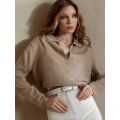 Women's Oversized Loose V Neck Knit Sweater