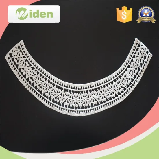 Border Embroidered Neck Lace Cotton Crochet Collar Lace for Women Clothing