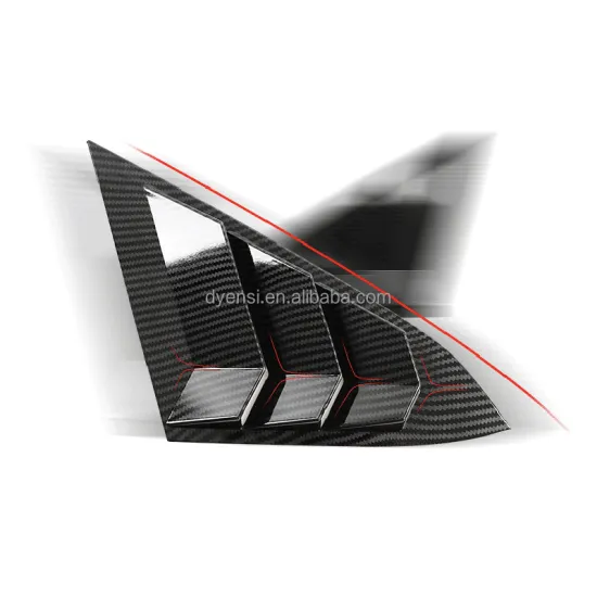 Quarter Window Louver Vent Trim for Honda Civic 10th Gen 2016-2020