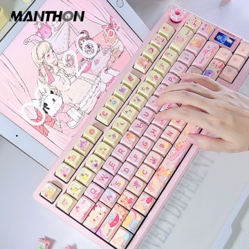 Sweet Dream Island PBT keycap مجموعة مع ملف تعريف FDA والتسامي الحراري