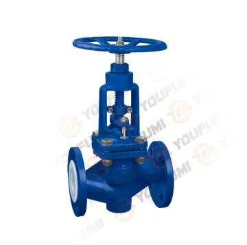 Teflon PFA lined Globe Valve for chemical