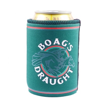 High Quality Custom Logo Printing Slap Wrap Neoprene Stubby Can Cooler Holder