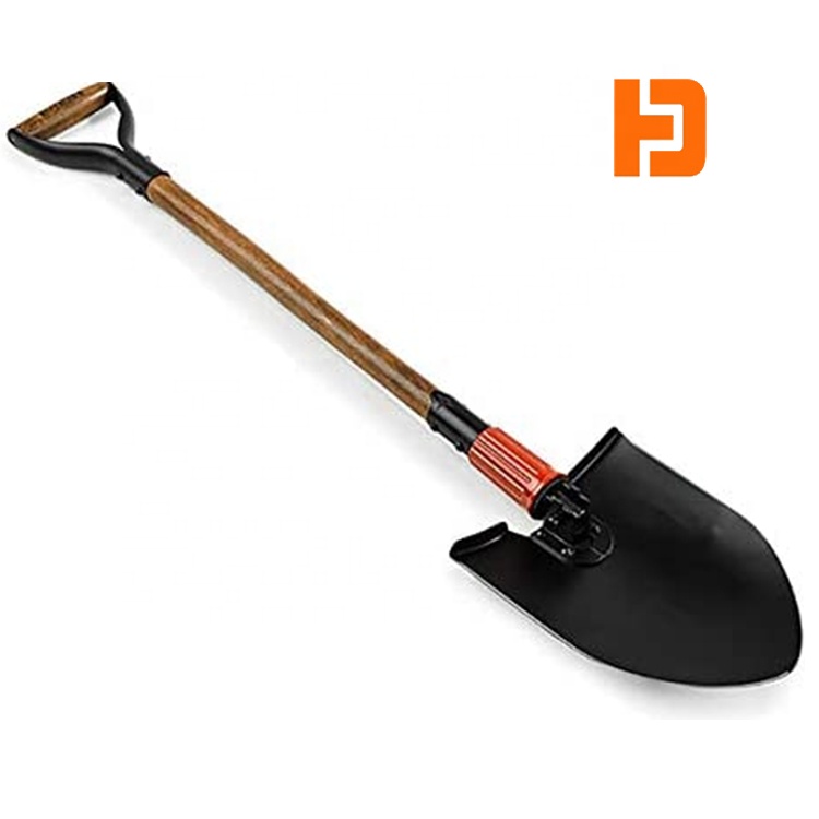 Carbon Steel Agricultural and Garden Digging Shovel Tools with Round and Square Point Head5