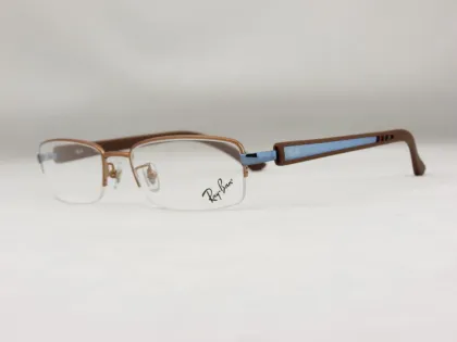 Half Rimless Red Ray Ban Glasses Frames For Women Rb6218 2691 51-18-140