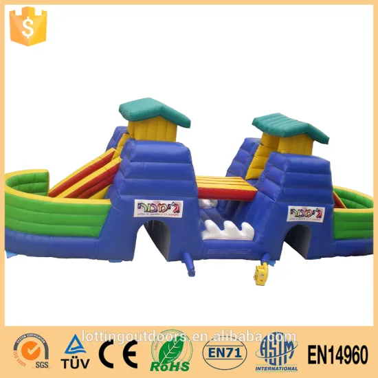 Super Inflatable Bridge Fun City 20X4.5X6,Inflatable Fun City