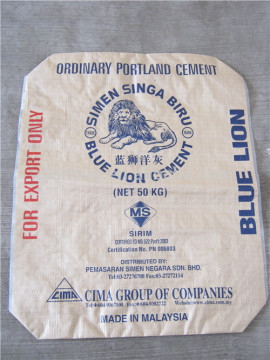 Valve open pp woven cement bag with varies capacity