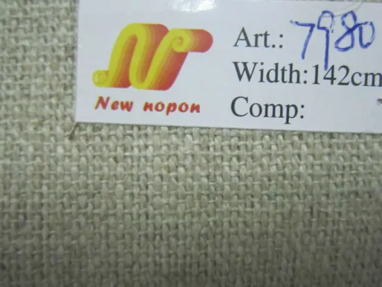 NN7980 cotton and linen blend upholstery fabric