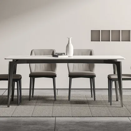 Home dining room long table