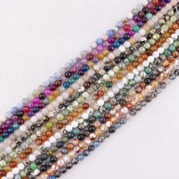 Total-crafts fashion style design agate stone beads dyed agate stock clean 8mm