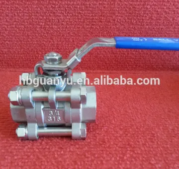 Threaded Stainless Steel Ball Valve 3PC Ball Valve