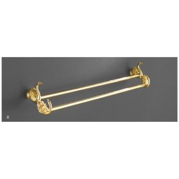 Swan Decorantion Towel Rail With Gold Leaf Finished