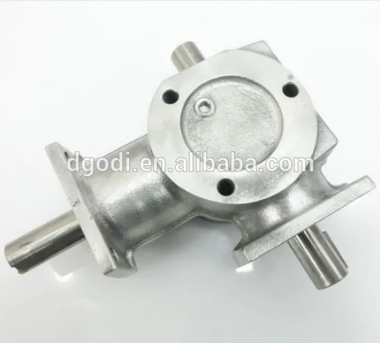 T series shafts right-angle spiral bevel gear box manufacturer