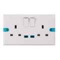 RN Series 2 Gang 13a Switched Socket