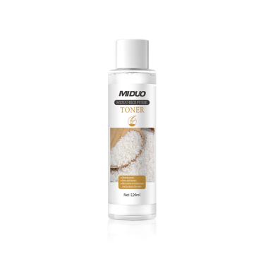 Price de fábrica OEM 120 ml de tóner puro de arroz: tóner facial no grasoso, dermatólogo probado, sin fragancias para todo tipo de piel