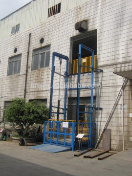 SJL1.0-7.78 Vertical Chain Guided Lift Hydraulic Cargo Lift