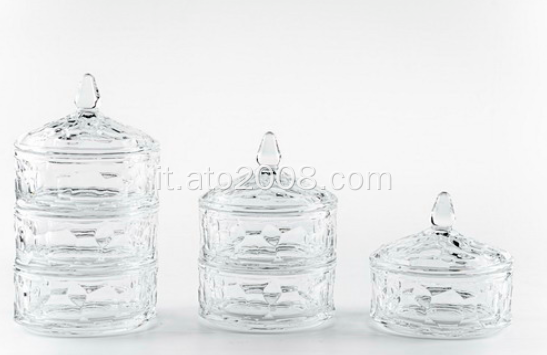 Terzo strato Clear Candy Jar