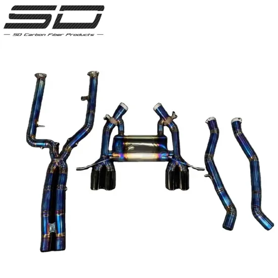 Titanium Catback Exhaust System for G80 G82 M3 M4 CATBACK Muffler Exhaust Pipe