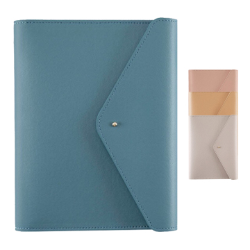 Customized Logo PU Leather Hardcover Notebook - A5 Diary with Metal Closure