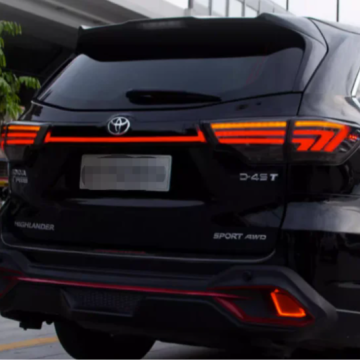 2016-2020 Toyota Highlander LED Tail Lights - Rear Lamp with Signal Brake