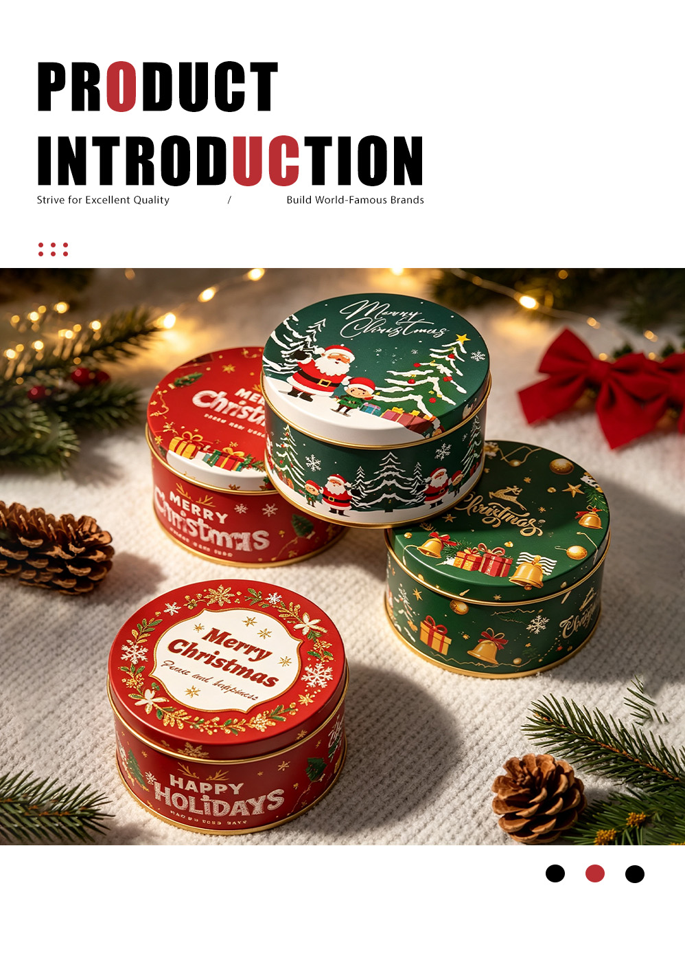 12-Christmas round tin can-X