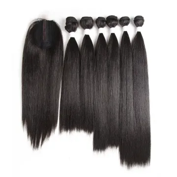 x- tress new ombre color high temperature fibre synthetic curly hair weave bundles & closure
