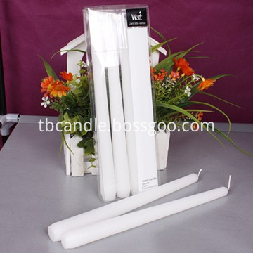 lighting decoration paraffin wax plain taper Candle