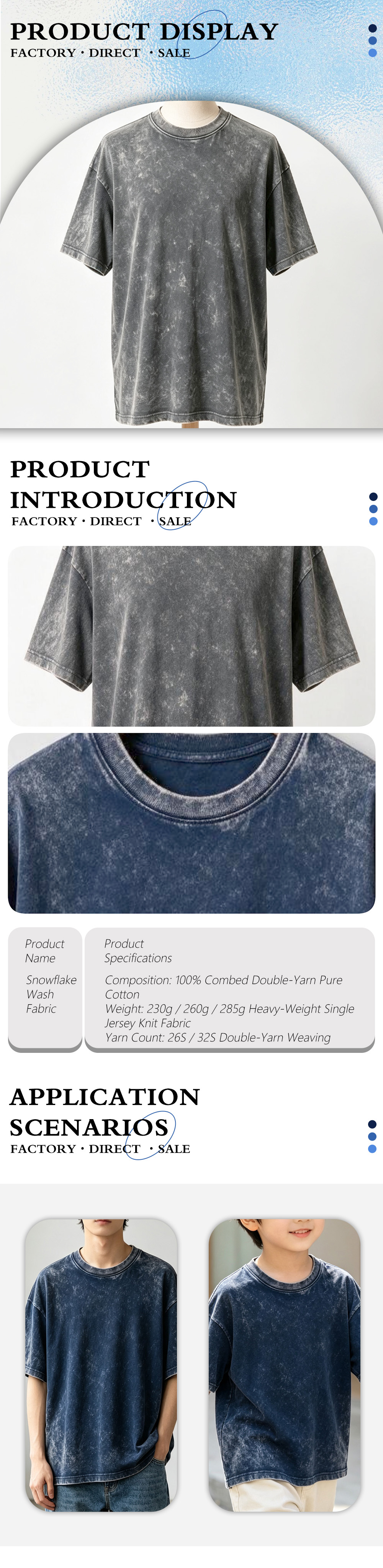 1Snowflake Wash Fabric-x