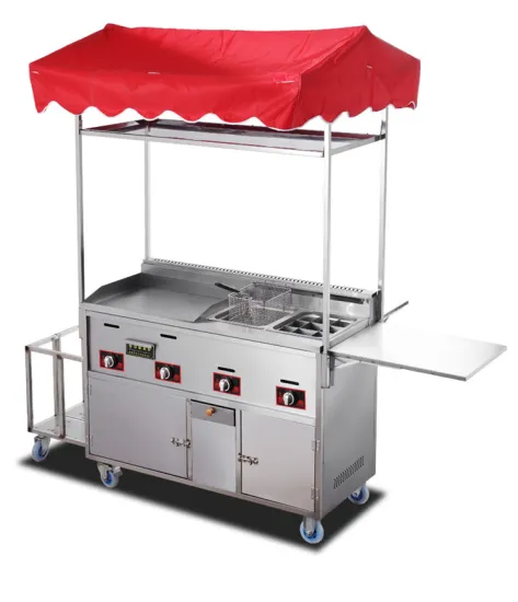 New Custom Multi-Functional Gas Snack Cart: A Versatile Commercial Mobile Food Truck for BBQ, Tacos, French Fries, Burgers, and Hot Dogs