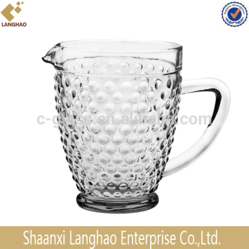hand made glass pitcher,glass jug,glass pot