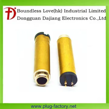 6.35mm Copper stereo 6.3mm microphone jack