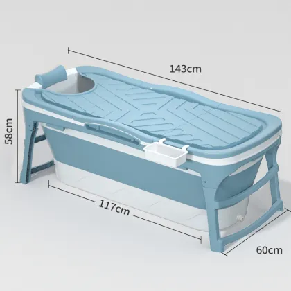 1.43M Plastic bathtub Portable bathtub  foldable bathtub