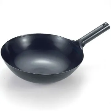 kitchen cooking Rust-Proof Traditional Carbon Steel Construction Wok 1mm 1.2mm Thickness carbon steel pow wok